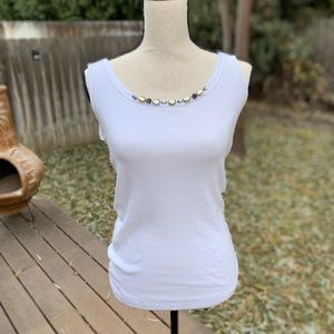 Loft Medium Jeweled Tank Top